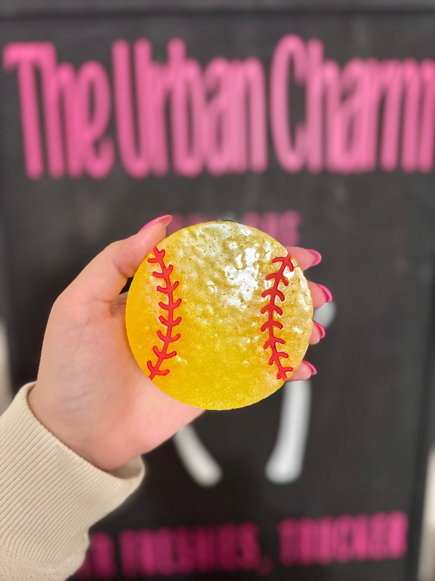 Softball Car Freshie