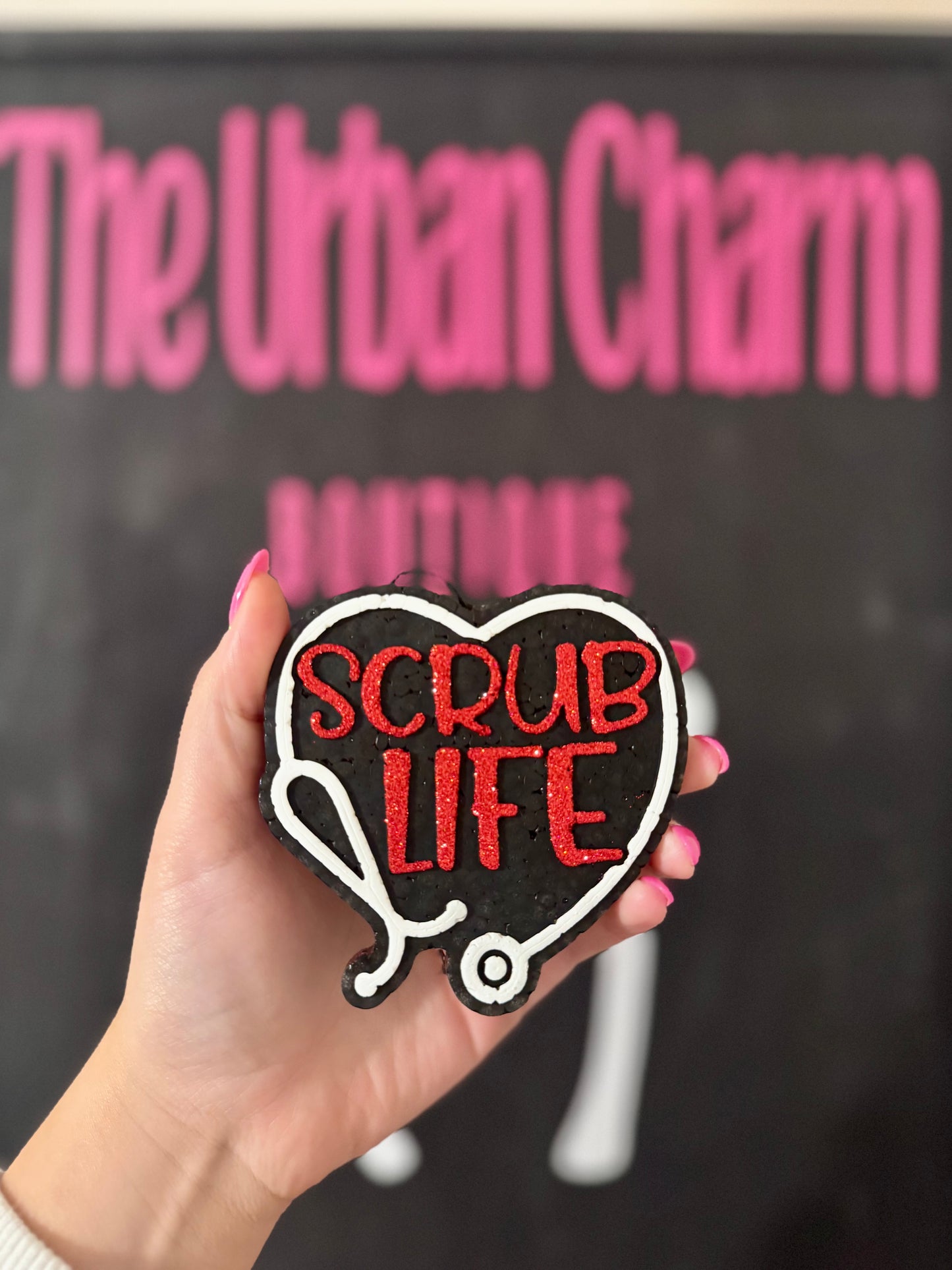 Scrub Life Car Freshie