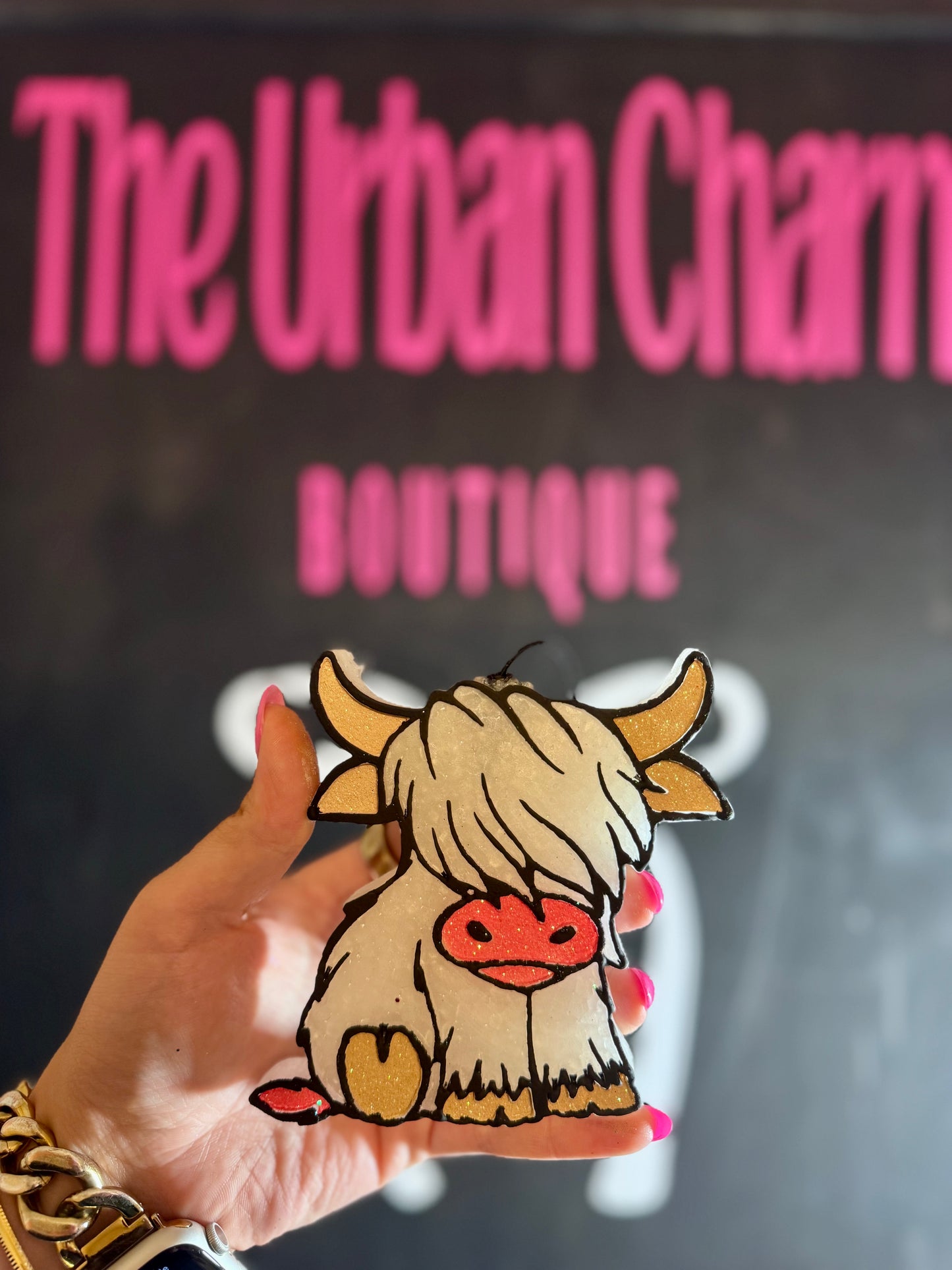 Highland Cow Car Freshie