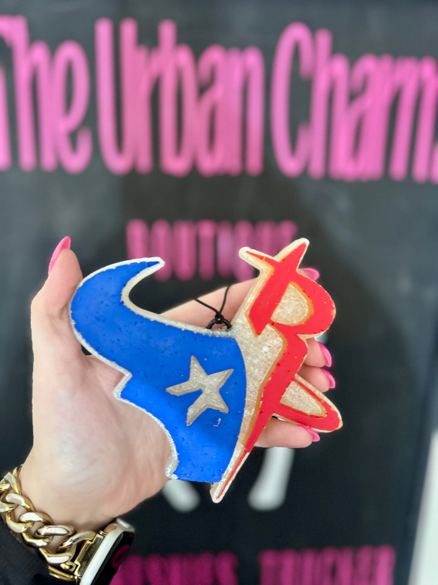 Houston Teams Car Freshie