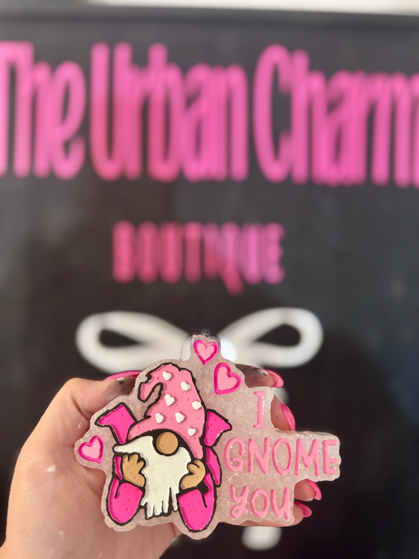 I gnome you car freshie