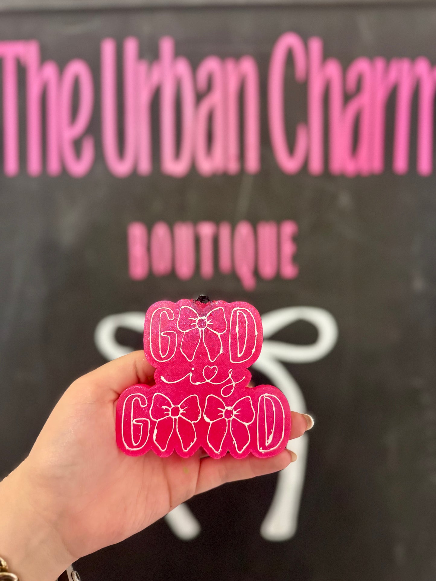 God is Good Car Freshie