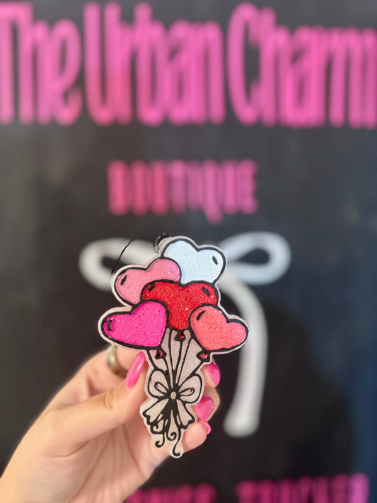 Valentines Balloon Car Freshies