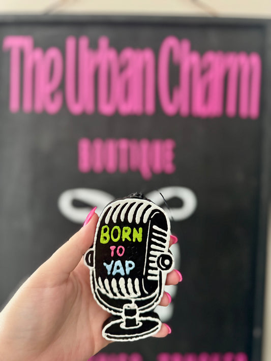 Born to Yap Car Freshie