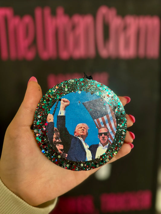 Trump Circle Car Freshie