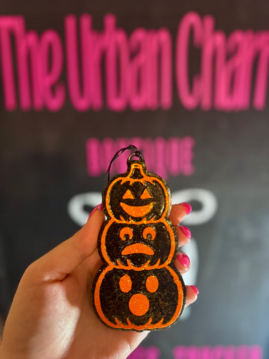 Stacked Pumpkins Car Freshie