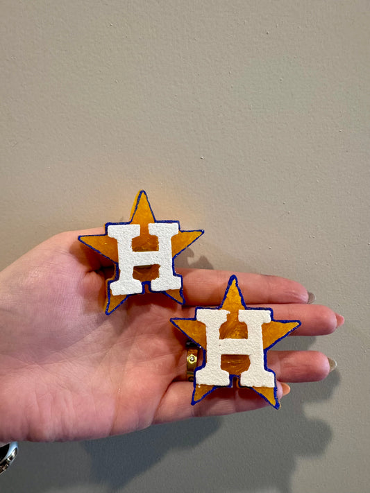 Houston baseball Star Vent Clips