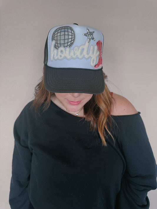 Howdy Disco Ball Trucker Hat