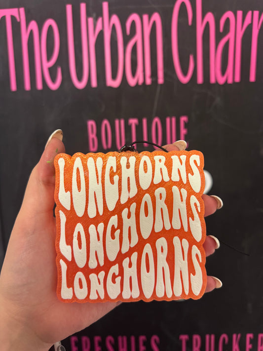 Longhorns car freshie