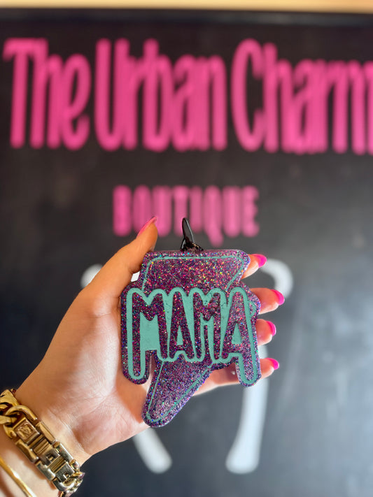 Mama Lightning bolt car freshie