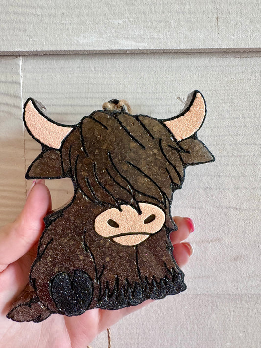 Highland Cow Car Freshie