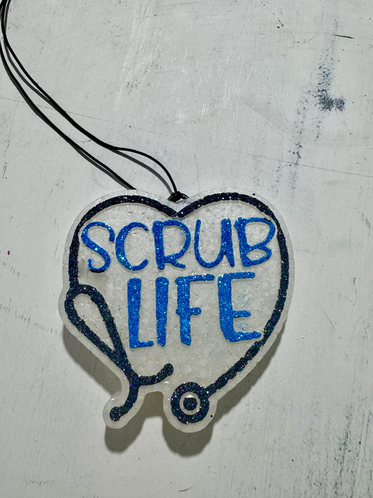 Scrub Life Car Freshie