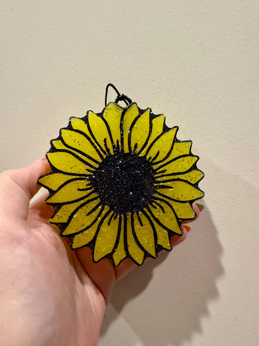 Sunflower Car Freshie