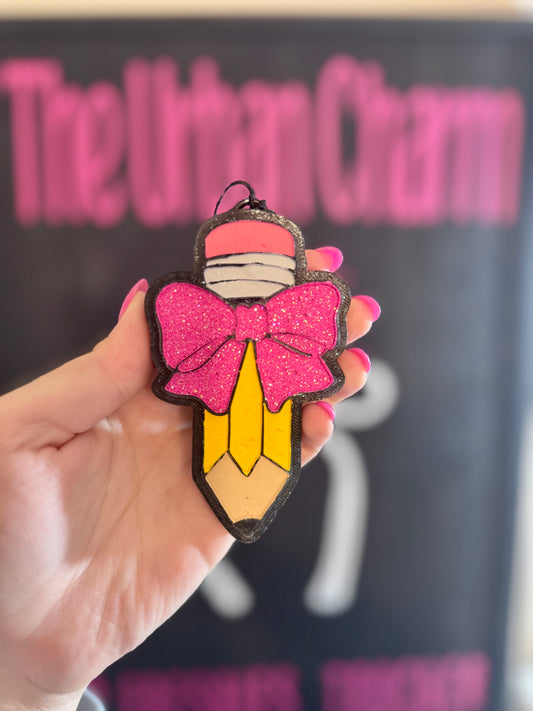 Teacher Pencil Car Freshie