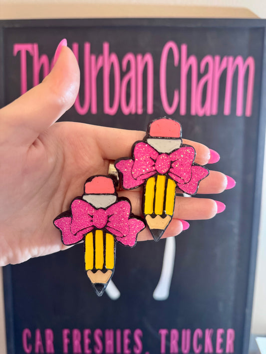 Teacher Pencil Vent Clips