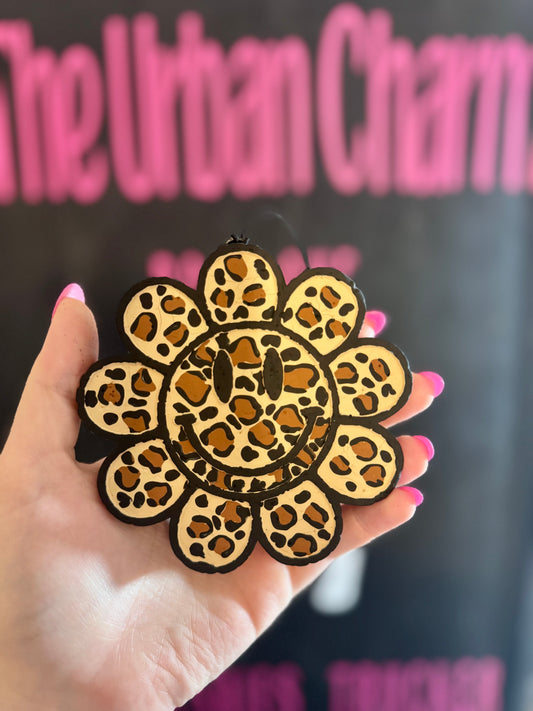 Smiley Face Flower Car Freshie