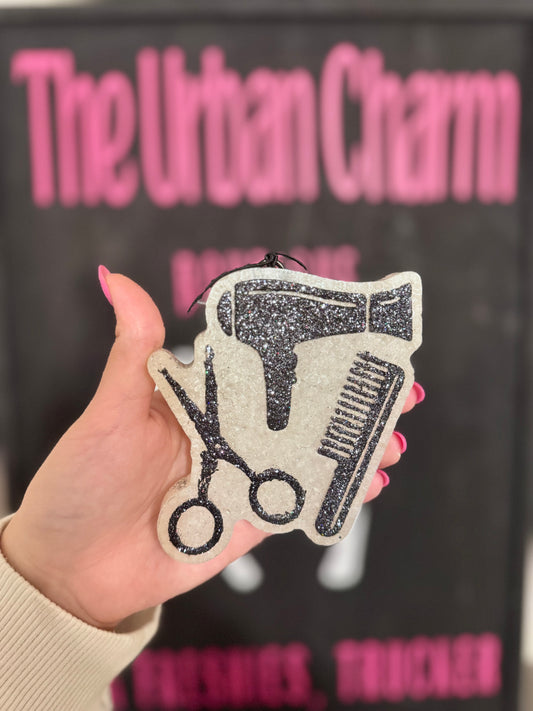 Hairstylist car freshie