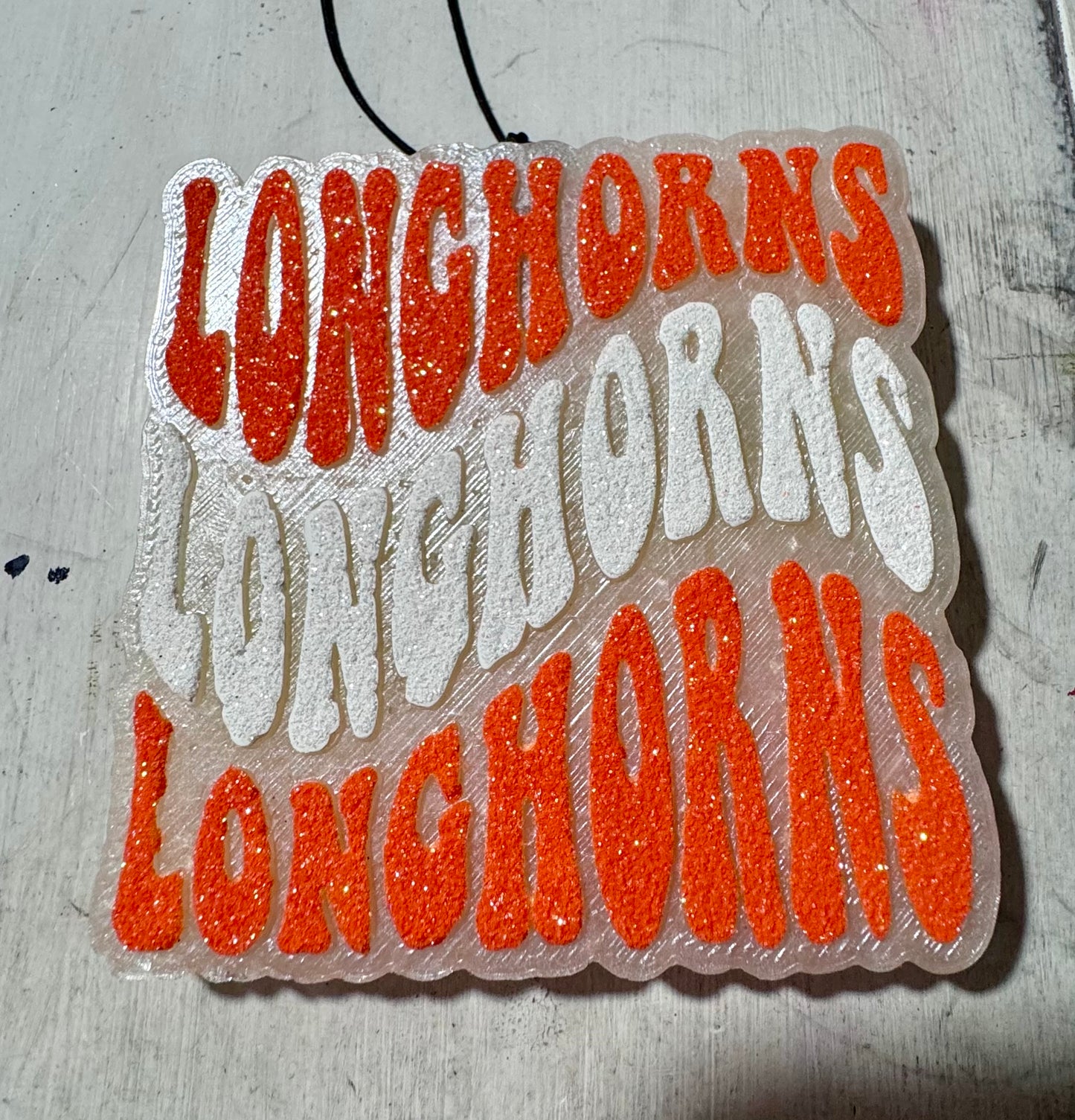 Longhorns car freshie