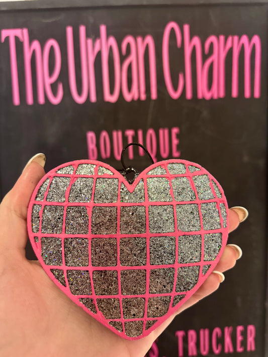 Disco Heart Car Freshie