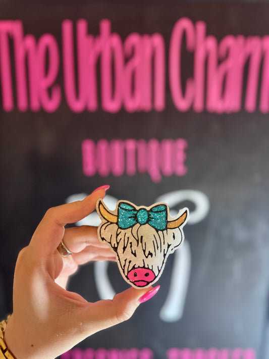 Highland Cow Vent clips