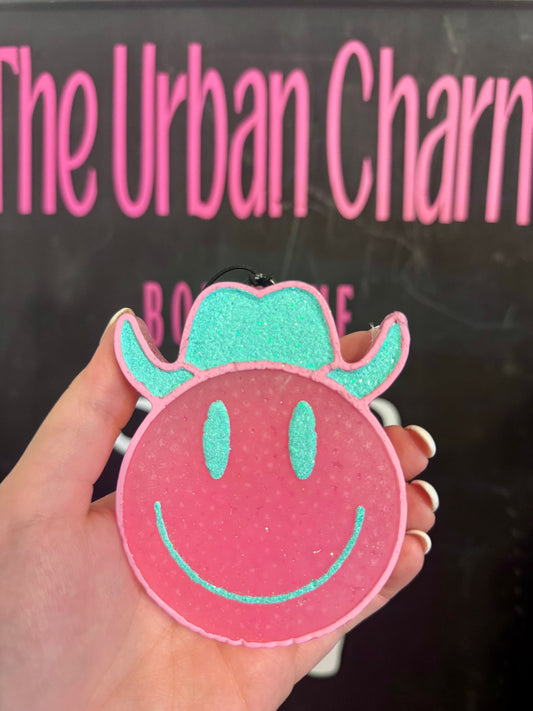 Happy Cowboy Car Freshie